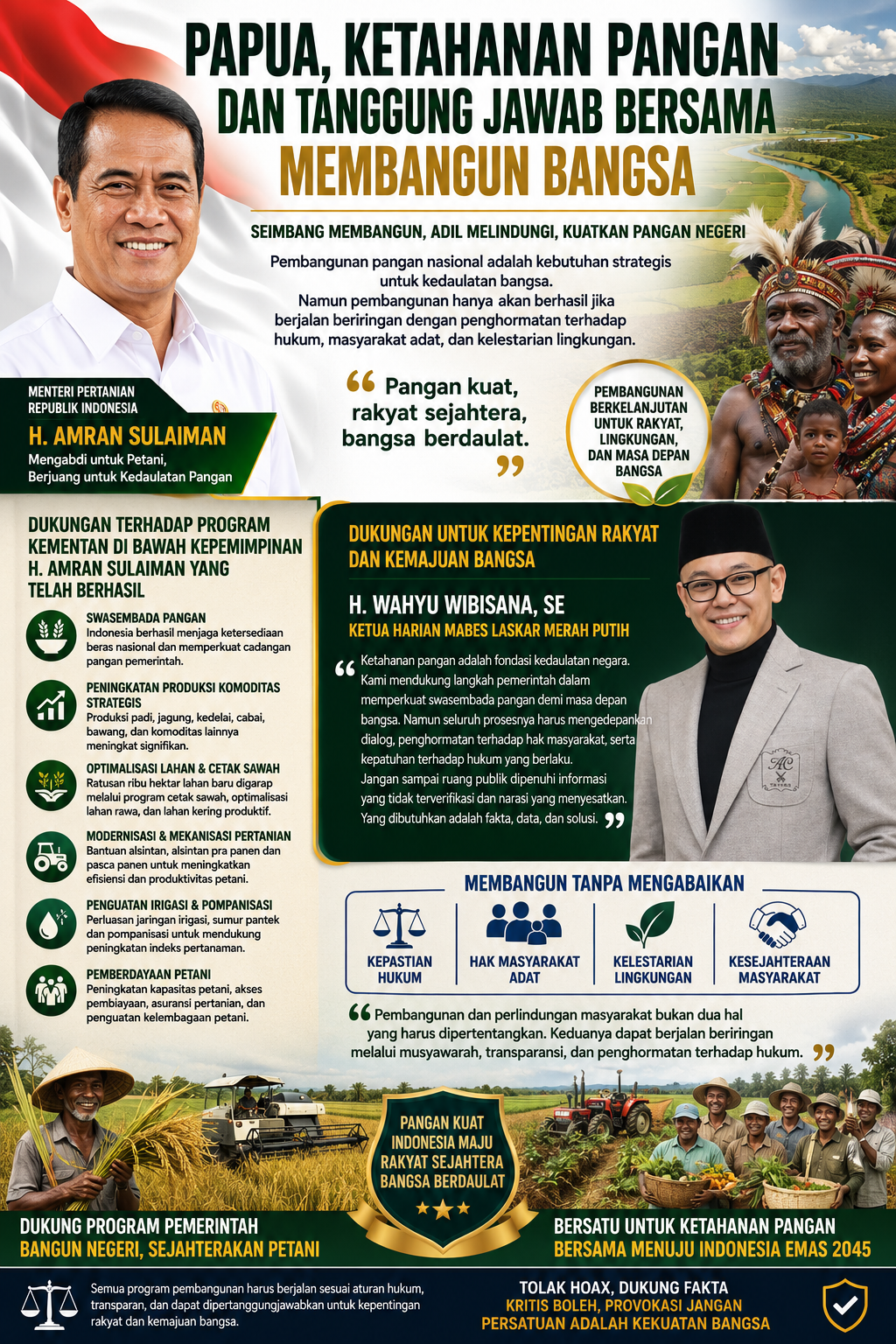 H. Wahyu Wibisana: Dukung Program Kementan, Swasembada Pangan adalah Pilar Kedaulatan Indonesia